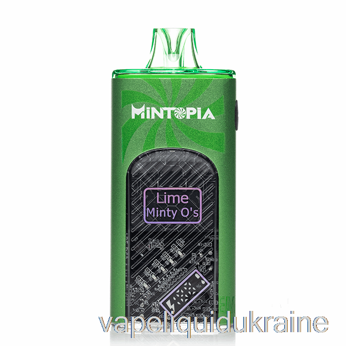 Vape Liquid Ukraine Mintopia Turbo 9000 Disposable Lime Minty Os